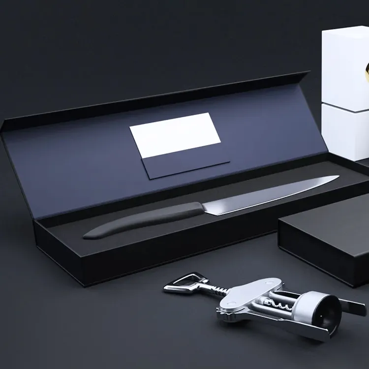 Benutzer definierte Größe Druck messer Set Geschenk box leere Besteck Messer Box Verpackung für Messer