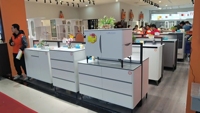 Armoire de salon moderne en bois massif Mdf blanc Meuble 6 tiroirs Commode pour bébés grande commode de rangement en bois d'occasion
