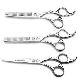 Ciseaux à effiler ChuanBen 6 pouces, ciseaux de coiffure professionnels pour coiffeurs, acier inoxydable 440C, pour droitiers - Product Image 5