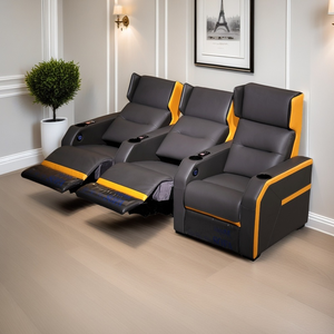 Moderne Confortable Multifonctionnel Électrique Inclinable Canapé Chaise En Cuir Véritable Home Cinéma Meubles Hôtel Théâtre Meubles - Product Image 6