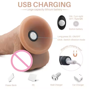 Telecomando in gomma siliconica morbida pene 9 con frequenza di vibrazione giocattoli sessuali vibratore macchina <span class=keywords><strong>Mini</strong></span> pistola massaggio - Product Image 3