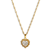 Luxe 18k vergulde sieraden liefdesketting hartketting watergolfketting kleurrijke diamant edelsteen kettingset Valentijnsdag sieraden