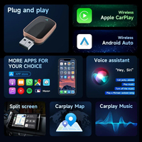 Adaptateur CarPlay sans fil, boîte dongle CarPlay sans fil, adaptateur Bluetooth Apple CarPlay, adaptateur sans fil Android Auto CarPlay