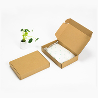 Boîtes d'expédition en carton ondulé brun pour petits articles artisanaux, vente en gros, avec logo personnalisé