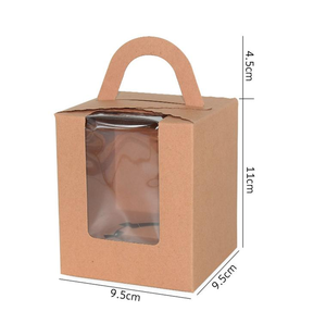 ECOPACKING JRY-W2 - Empaque Desechable Personalizado de Papel Kraft para Mini Cupcakes y Mezclas para Pasteles - Product Image 2