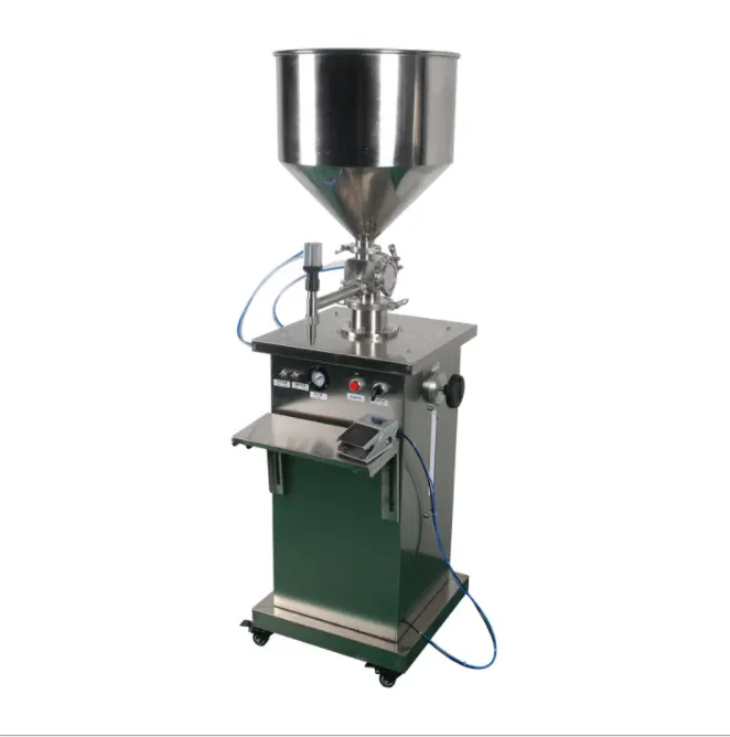 Semi automatic ice cream water liquid honey juice sauce soft drink tomato paste filling machine