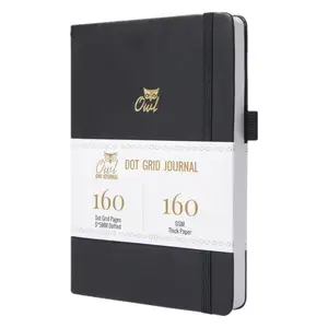 Buke Bullet Planner OWL LOGO Dot Grid Notebook Dotted Journal 160gsm thick Paper