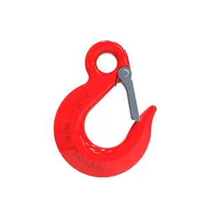 Shenli Rigging Drop Forged Galvani zed Lifting Kohlenstoffs tahl Sicherheit Eye Slip Hook mit Riegel