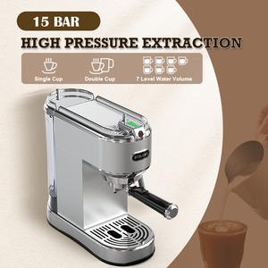 Cafetera Italiana Semiautomática de 15 Bares para Espresso y Cappuccino en Polvo para Restaurantes - Product Image 3