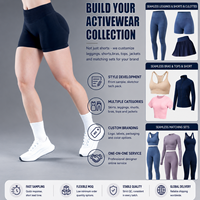 Shorts de yoga sans couture personnalisables avec logo, bas de sport à séchage rapide pour femmes, idéaux pour la gym, le Pilates et les entraînements intensifs