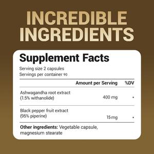 Extractos de Ashwagandha Personalizados, Suplemento Herbal, Apoyo para la Respuesta al Estrés, Mejora el Sueño, Cápsulas de Ashwagandha - Product Image 3