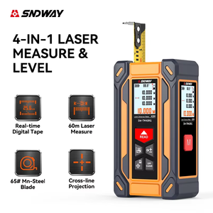 SNDWAY SW-TM40RG Télémètre laser multifonction 4-en-1 avec ruban à mesurer et niveau laser vert - Product Image 2