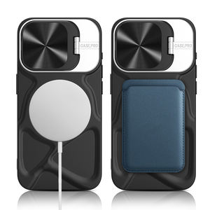 Custodia Magnetica in Silicone per <span class=keywords><strong>iPhone</strong></span> 17 Air 16 15 14 <span class=keywords><strong>13</strong></span> 12 11 <span class=keywords><strong>Pro</strong></span> Max con <span class=keywords><strong>Protezione</strong></span> Lente, Supporto e Antiurto - Product Image 6