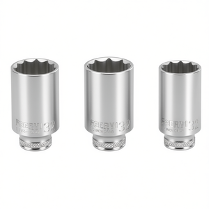 Llave de vaso poligonal Fervi de 32 mm para coche/furgoneta, accionamiento de 1/2 pulgada - Product Image 2