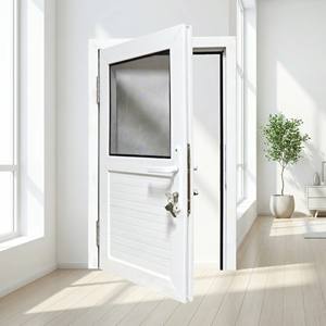 ประตูบานเปิด Hoffen uPVC ขนาด 81x205 พร้อมมุ้งลวด กันเสียง กันน้ำ และฉนวนกันความร้อน - Product Image 5