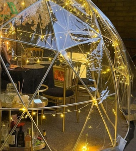 Tentes d'extérieur 3.6m tentes transparentes de dôme d'igloo de jardin tentes d'igloo de <span class=keywords><strong>bulle</strong></span> de dôme géodésique à vendre - Product Image 3