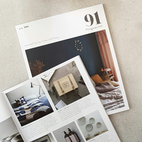 Service d'impression de magazines en gros personnalisé, tous types d'impression en gros, magazines de mode, reliure parfaite