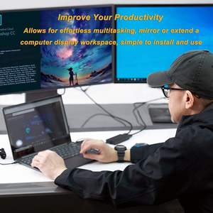 อะแดปเตอร์กราฟิกมินิ <span class=keywords><strong>WAVLINK</strong></span> <span class=keywords><strong>USB</strong></span> เป็น HDMI คู่ สำหรับวิดีโอ - Product Image 4