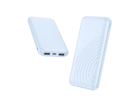 Vente chaude Portable 10000mAh Charge Rapide Logo Personnalisé Power Bank Double Sortie USB Powerbank pour une utilisation en extérieur