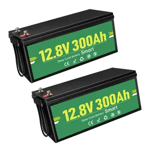 12.8V BMS 300AH Lifepo4锂离子棱柱形电池新能源太阳能电池板和锂电池电池
