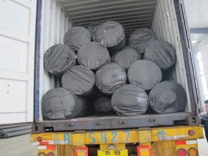 Geomembrana HDPE da 1.50mm per impianti di depurazione, impianto di trattamento delle acque reflue, campo di interratura dei rifiuti, discarica di rifiuti, <span class=keywords><strong>serbatoio</strong></span> di sedimentazione - Product Image 5