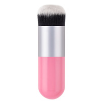 Petit pinceau de maquillage écologique pour jetée de graisse Mini pinceau à poudre libre pliable en or noir blanc