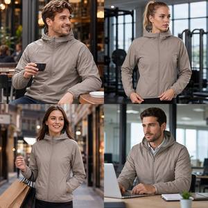 Chaqueta para <span class=keywords><strong>Hombre</strong></span> con Logotipo Personalizado, Impermeable, Informal, Tipo Gabardina, para Montañismo, Fabricante de Ropa de Alta Calidad - Product Image 6