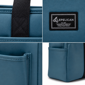 Panier isotherme pliable en polyester non tissé imperméable avec fermeture éclair grande capacité pour canettes et vin - Product Image 4