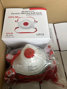 Masques FFP3 en tissu filé-soufflé et aiguilleté avec valve EN149 CE, <span class=keywords><strong>anti</strong></span>-<span class=keywords><strong>pollution</strong></span>, masques respiratoires FFP3 NR D - Product Image 4