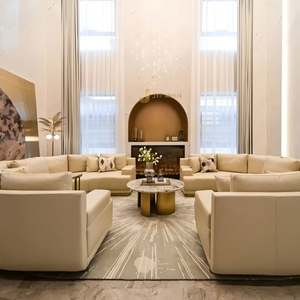 Cheminée décorative Art Déco EX986 en acier inoxydable étanche pour hall d'hôtel, villa, salon, extérieur et aménagement intérieur - Product Image 5