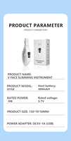 Appareil de massage intelligent en forme de V pour le remodelage du visage, lifting facial et élimination du double menton