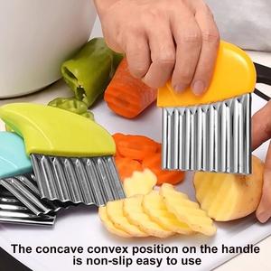 RY-rebanador de acero inoxidable para patatas fritas, herramienta de moldura para frutas, ligeras, suministros <span class=keywords><strong>necesarios</strong></span> para comida, utensilios de cocina - Product Image 2