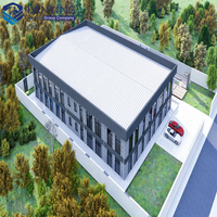 Construction de bâtiments préfabriqués en structure d'acier : Centre de fitness préfabriqué en structure d'acier précontraint, sûr et efficace