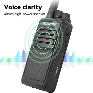 Ensemble radio bidirectionnel fiable, portée longue distance (0-3 km), canaux sécurisés, indice de protection IP54, fréquence UHF pour le milieu professionnel - Product Image 4