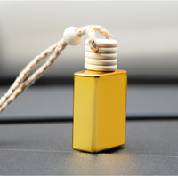 2024New Style 10-15ml Glod Diffuseur Bouteille Suspendue Top Bouteille De Parfum De Voiture pour Liquide Peut Être logo