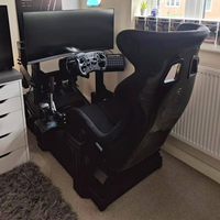 Simrig 4080 Moza Vol Simulateur de Course Cammus SC Pédalier Châssis de Cockpit pour Jeux Vidéo de Voiture