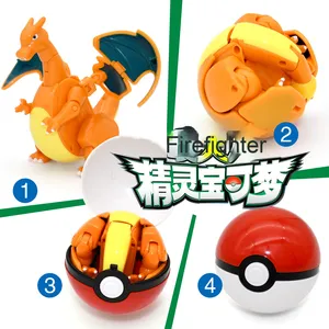 Authentique pour Pokemoned <span class=keywords><strong>Pikachi</strong></span> Robot Pocket Monster Toy 5cm Plastic Transformation Figure New Condition ODM Model - Product Image 3