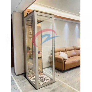 Elevadores Pequeños sin Eje, Elevador de Vidrio de 2 Pisos, <span class=keywords><strong>Ascensor</strong></span> Doméstico, Elevador Panorámico de 3 Pisos, <span class=keywords><strong>Ascensor</strong></span> para Casa - Product Image 6