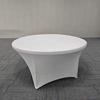 Table ronde pliante en plastique de 150 cm (60 pouces) pour 10 personnes, idéale pour les mariages, banquets et événements - Vente en gros