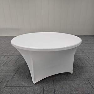 Venta al Por Mayor <span class=keywords><strong>Mesa</strong></span> Redonda <span class=keywords><strong>Plegable</strong></span> de Plástico de 60 Pulgadas 5 Pies 150 cm <span class=keywords><strong>para</strong></span> 10 Personas <span class=keywords><strong>para</strong></span> Banquetes de Boda Eventos y Fiestas - Product Image 4