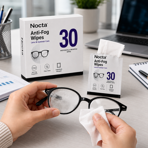Toallitas Antivaho para Lentes NOCTA con Logotipo Personalizado OEM, Envueltas Individualmente, Ecológicas, para Limpiar Lentes - Product Image 2