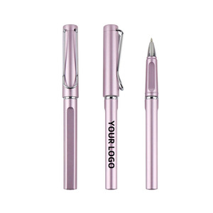 Werkseitig angepasster Kugelschreiber Persönliches Logo Office Gel Pen mit Glitzer tinte 0,5mm Schreib breite aus Kunststoff - Product Image 1