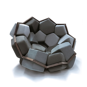 Fauteuil Modulaire Créatif Fait Main de Luxe Nordique Moderne pour Hôtel, Villa, Chambre à Coucher - Modèle <span class=keywords><strong>Quartz</strong></span> - Product Image 1