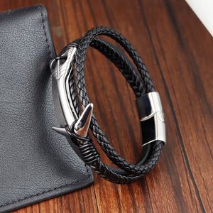 2024 New Design Wholesale Fashion <b>Charm</b> Men Luxury Leather Jewelry <b>Bracelet</b> - Product Image 3