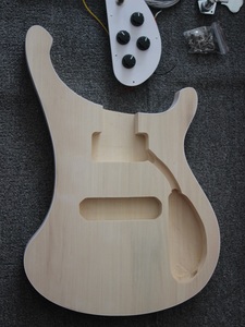 Weifang Rebon 4 Cordes Inachevé BRICOLAGE Ricken Guitare Basse Électrique <span class=keywords><strong>Kit</strong></span>/pack guitare Électrique - Product Image 2