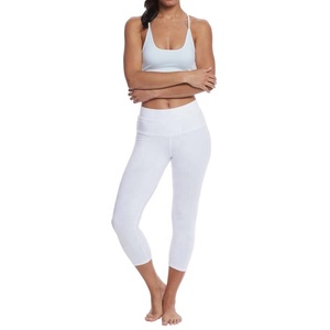 Leggings Capri Ecológicos para Mujer, de Spandex/Poliéster, con Elasticidad en Cuatro Direcciones, para Fitness, Gimnasio, Yoga y Deportes - Product Image 4