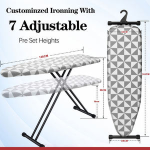 Tabla <span class=keywords><strong>de</strong></span> <span class=keywords><strong>Planchar</strong></span> Profesional Universal para el Hogar, Grande, <span class=keywords><strong>con</strong></span> Rejilla Metálica, <span class=keywords><strong>Mesa</strong></span> <span class=keywords><strong>de</strong></span> Planchado a Vapor y Tabla <span class=keywords><strong>de</strong></span> <span class=keywords><strong>Planchar</strong></span> <span class=keywords><strong>de</strong></span> Tela Resistente al Calor - Product Image 6