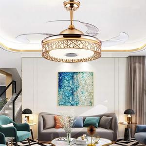 Quạt trần LED 42 inch tích hợp đèn, loa âm thanh không nhìn thấy, điều khiển bằng ứng dụng, động cơ DC, phát nhạc, dùng cho phòng ăn, phòng khách, phòng ngủ, nguồn sáng LED - Product Image 2