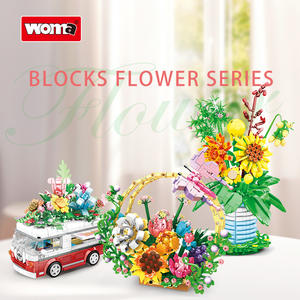 Конструктор <span class=keywords><strong>Woma</strong></span> из мелких деталей, 40 элементов, плавающая корзина, креативная сборка, декор для дома и рабочего стола, игрушки, трансграничная торговля - Product Image 2