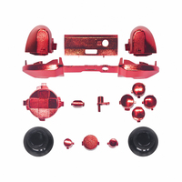 Joystick analogique couleur argent chromé pour manette de jeu, manette LB RB LT RT, ensemble complet de boutons de contrôleur pour Xbox S/X